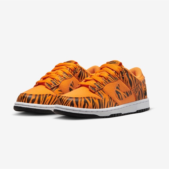 Nike Little kids Dunk Low Tiger Stripes - Picture 5 of 7
